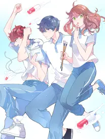 第七格抽屉模态框画面样本，枫红描线方格构图